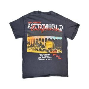 RARE 2019 Travis Scott ASTROWORLD Los Angeles The Forum Shirt Small Wish You